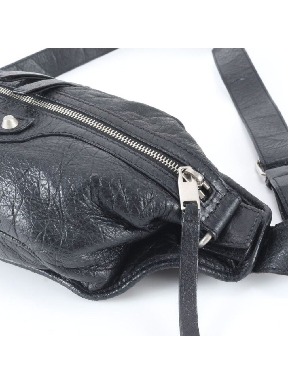 ★SOLD★ Balenciaga Classic Neolift Leather 2-Way Belt Bag Crossbody Waist Pouch - Picture 4 of 10